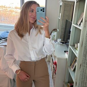 SPANX Poplin Oversized Button-Up Shirt